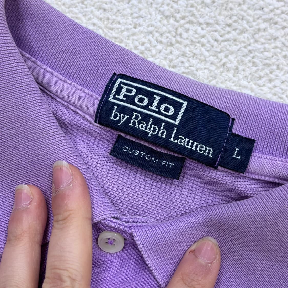 L 폴로랄프로렌 반팔 카라 티셔츠 0317E 상품이미지3