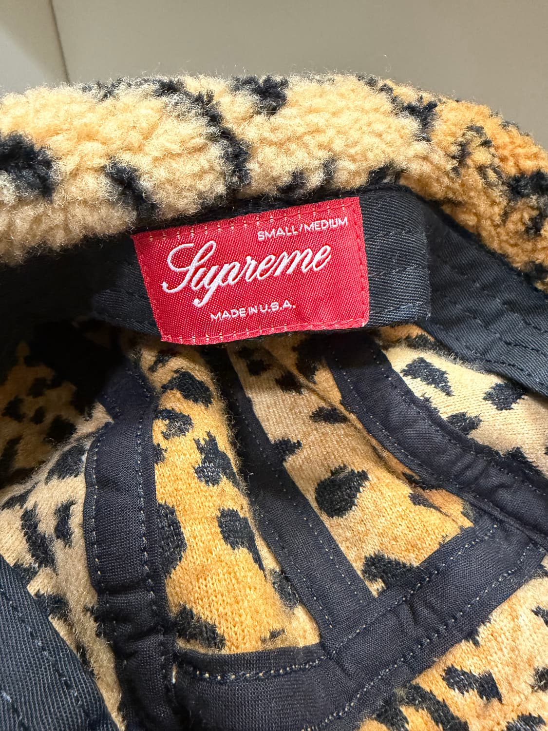 슈프림 이어플랩 호피 레오파드 털모자 상품이미지5