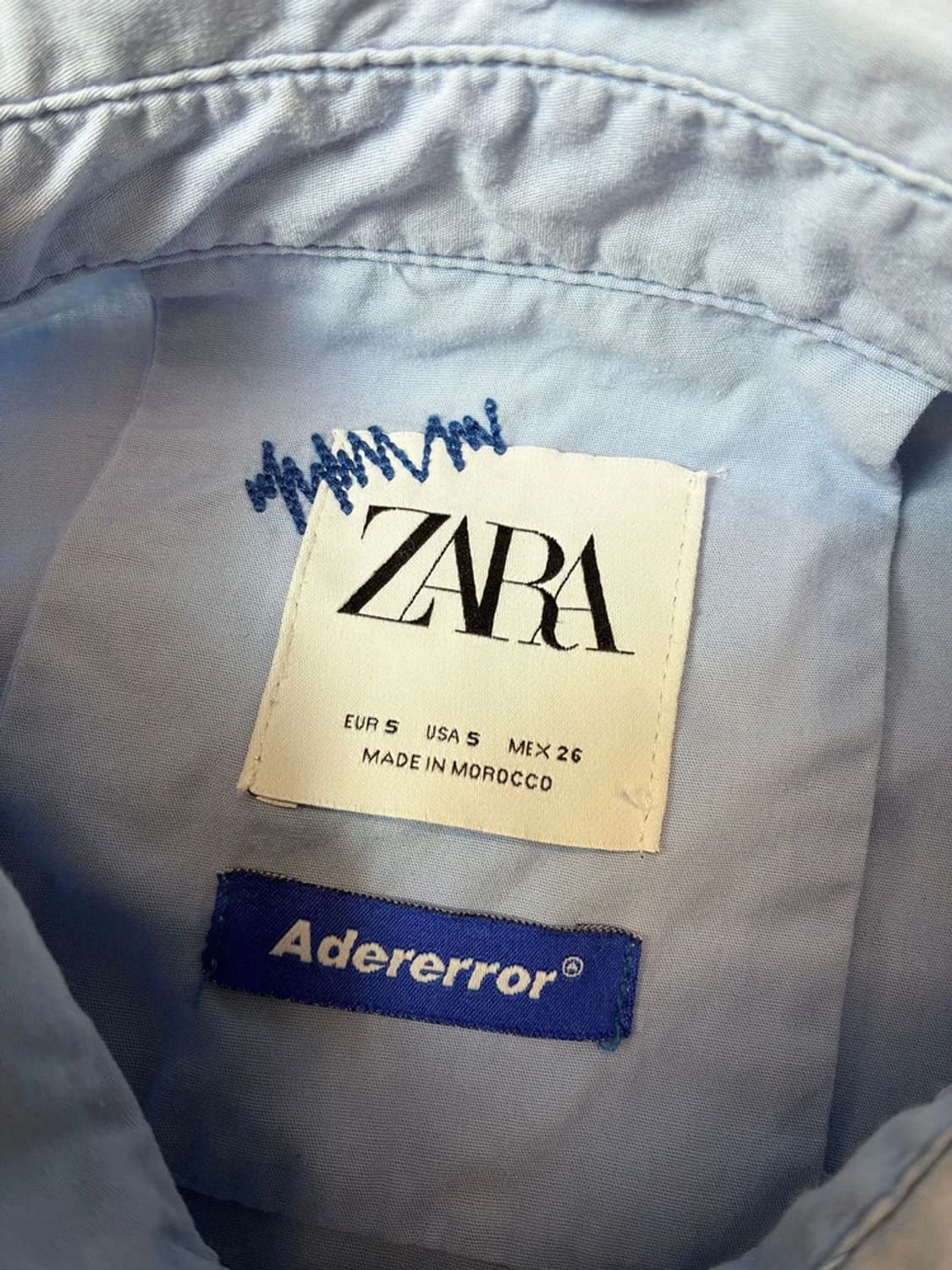 자라 x 아더에러 오버 스카이블루 셔츠 PN7327 상품이미지7