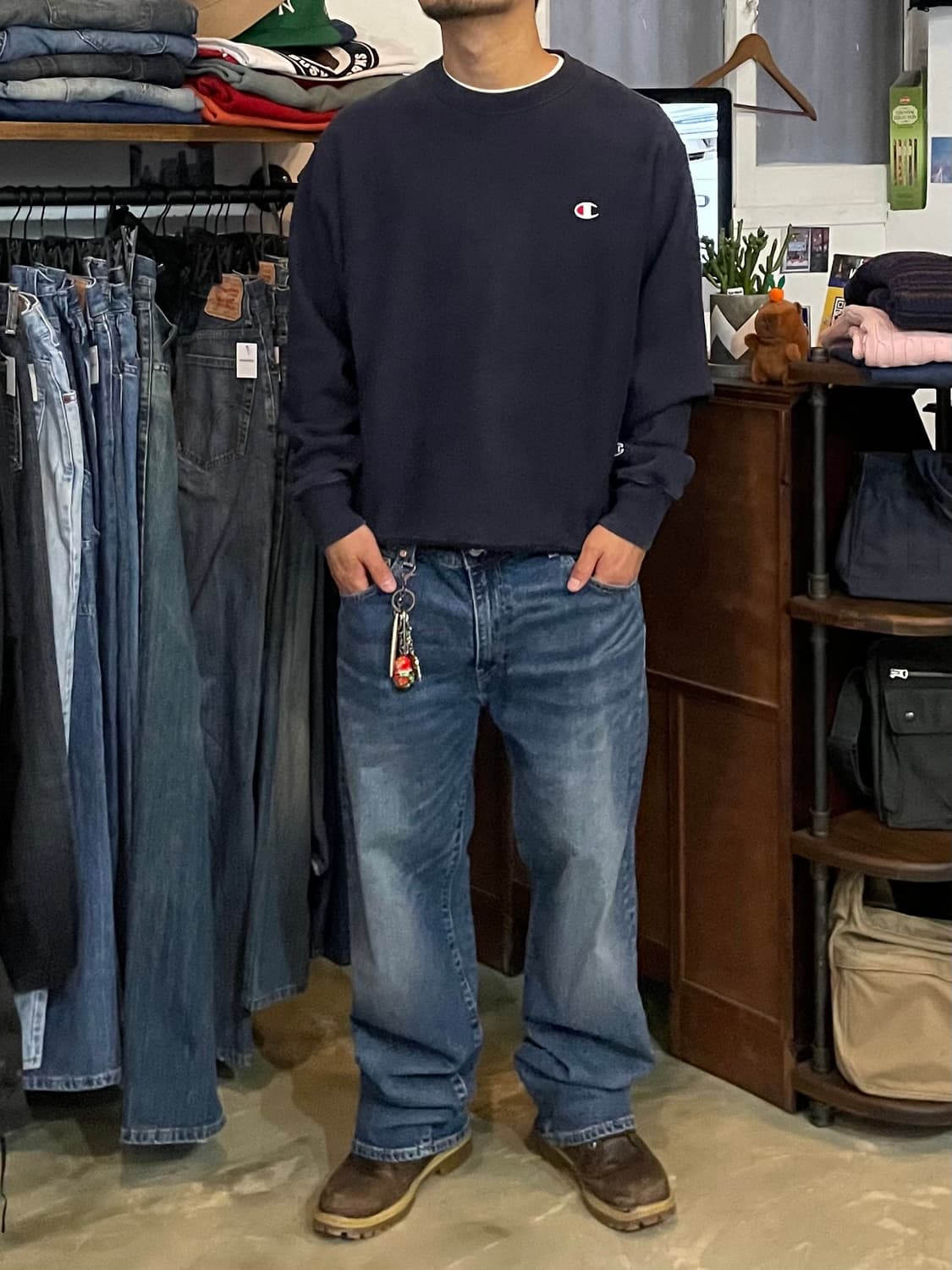 챔피온 리버스 위브 스웻 셔츠 L 상품이미지1