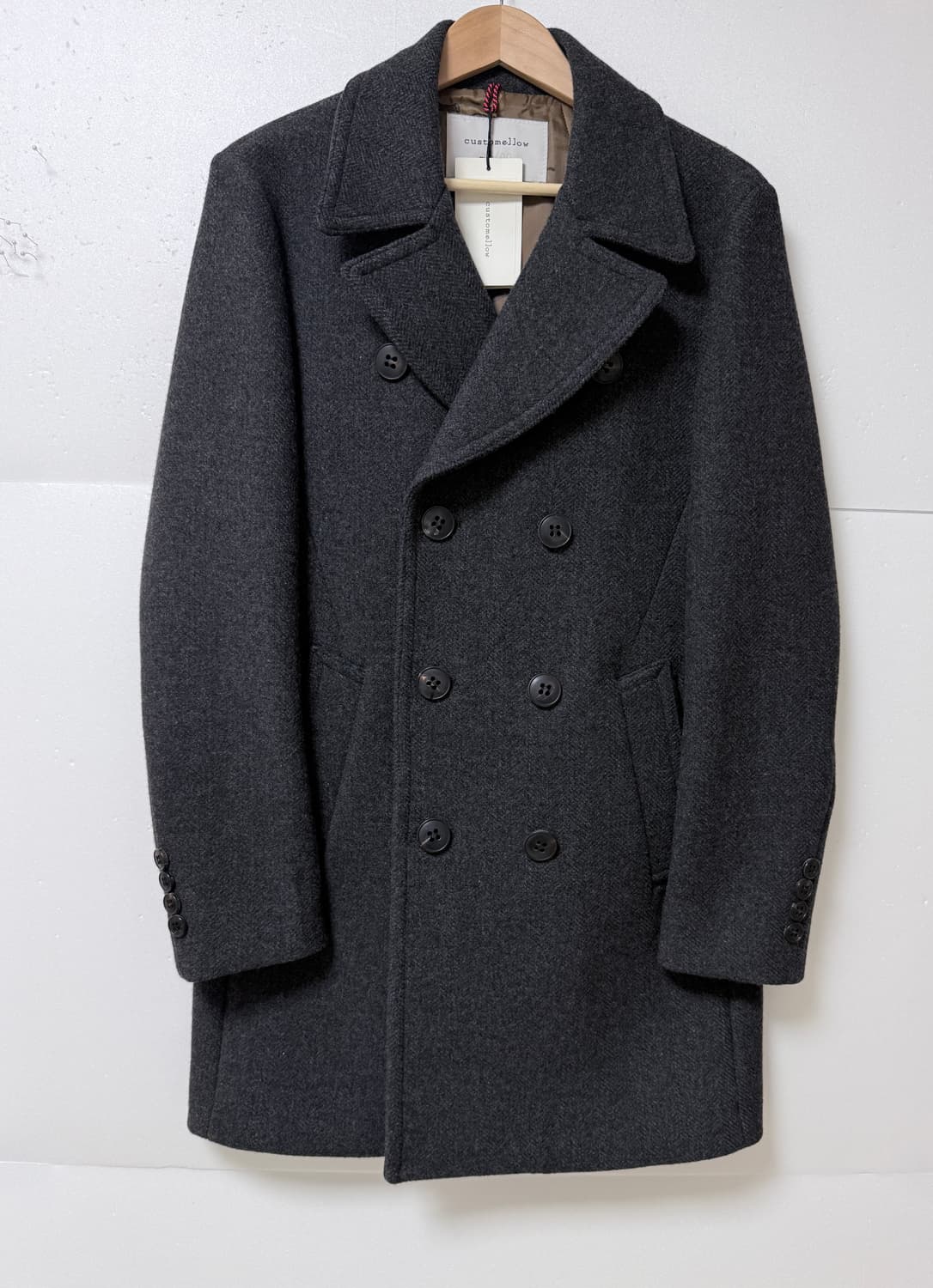 커스텀멜로우 더블 울코트 그레이 100 / 2회착용 상품이미지1