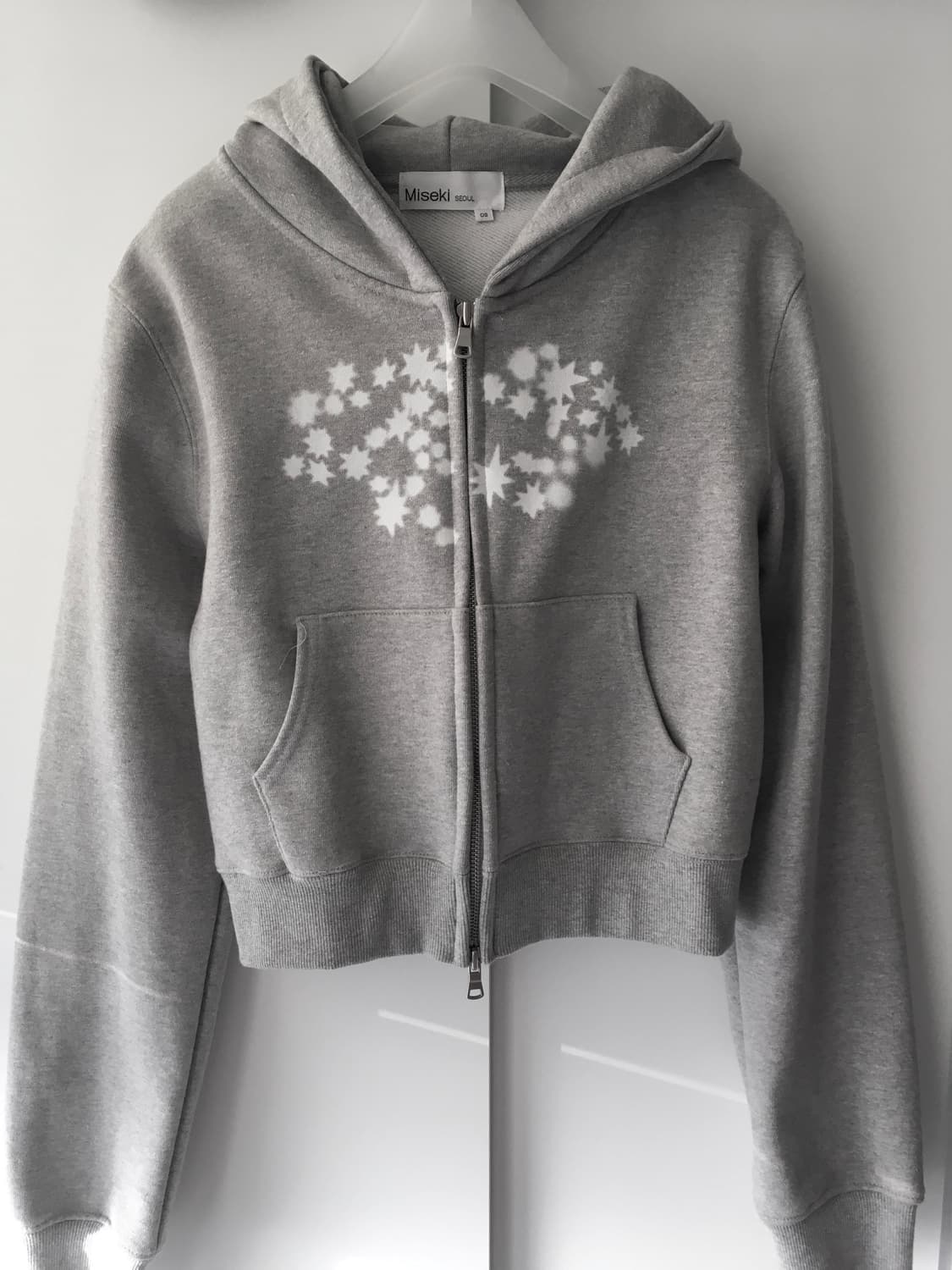 미세키 서울 크롭 후드집업 상품이미지2