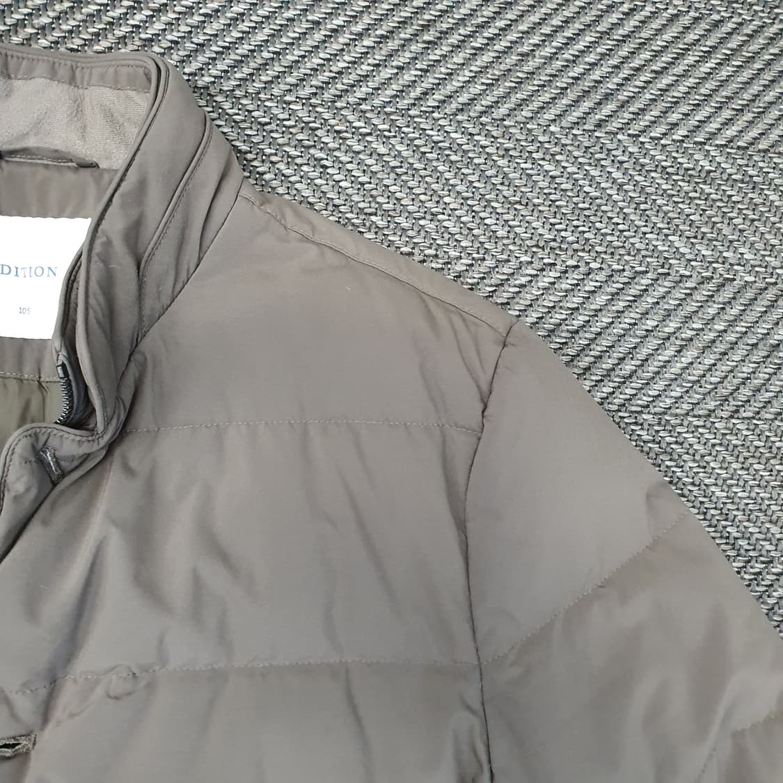 에디션 오리털 하이넥 점퍼 남자105 상품이미지4