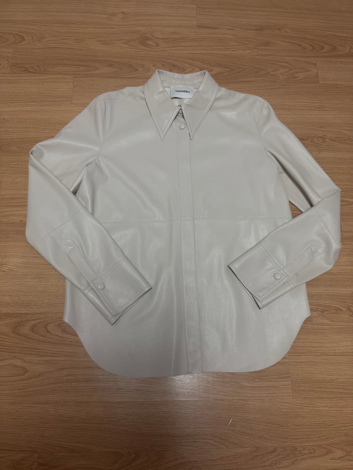 나누쉬카 nanushka 비건 레더 셔츠 m 상품이미지1