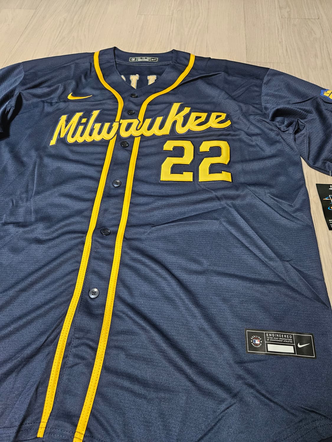 Nike mlb 밀워키 져지 빅사이즈 블록코어룩 올드스쿨 상품이미지3