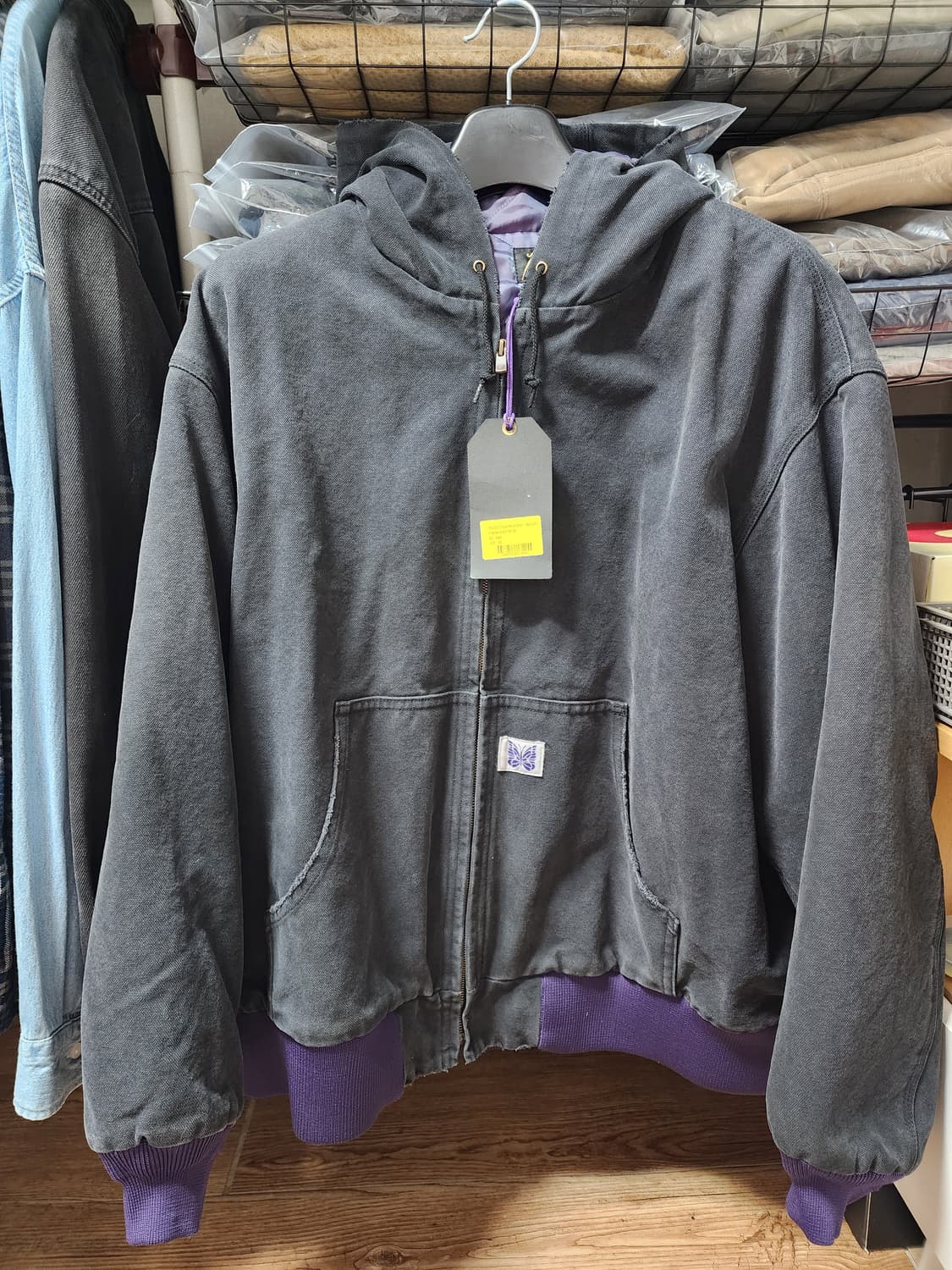 [XL][새상품] 니들스 16oz 코튼 캔버스 후드 NS158 상품이미지2