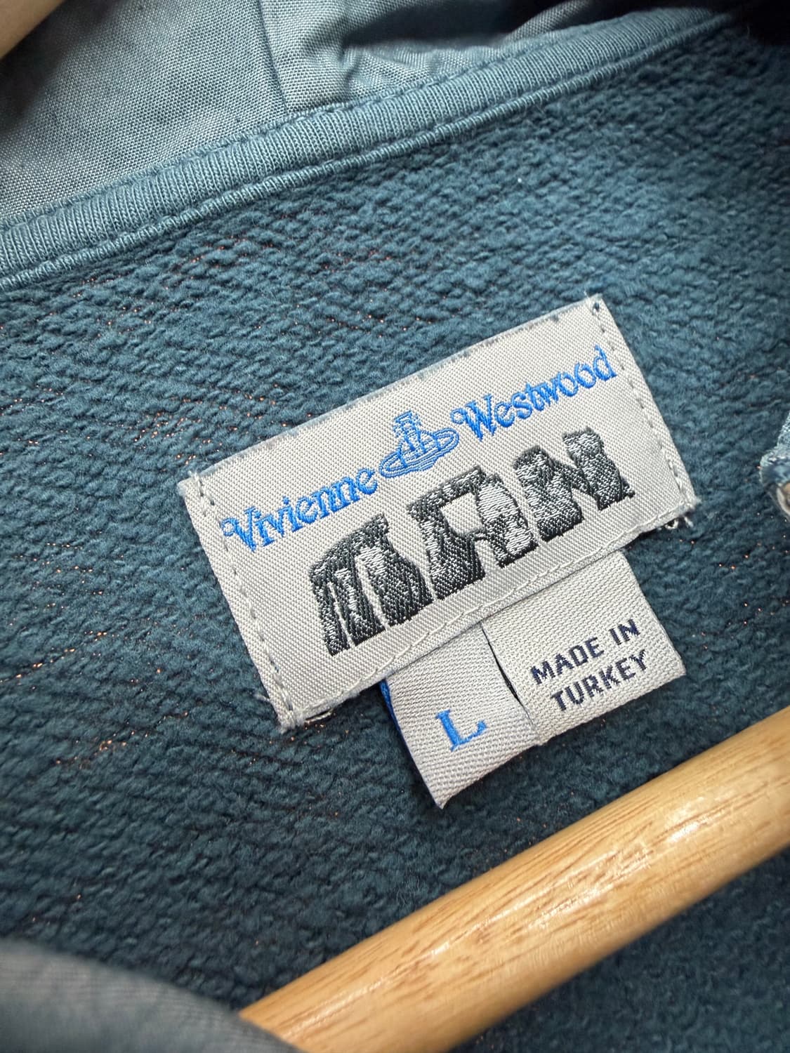 L/ 비비안웨스트우드 맨즈 가먼트다이드 후드집업 상품이미지10