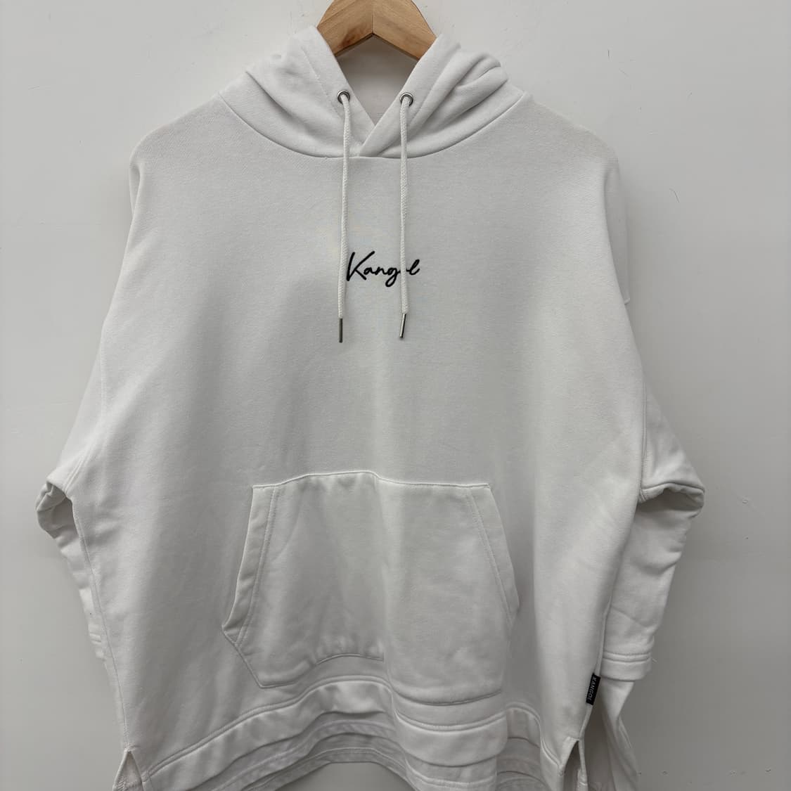 캉골 화이트 후드티 남L 상품이미지2