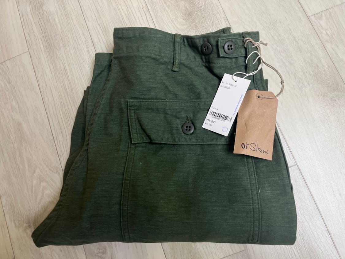 오어슬로우 orSlow 퍼티그 3사이즈 새제품 상품이미지3