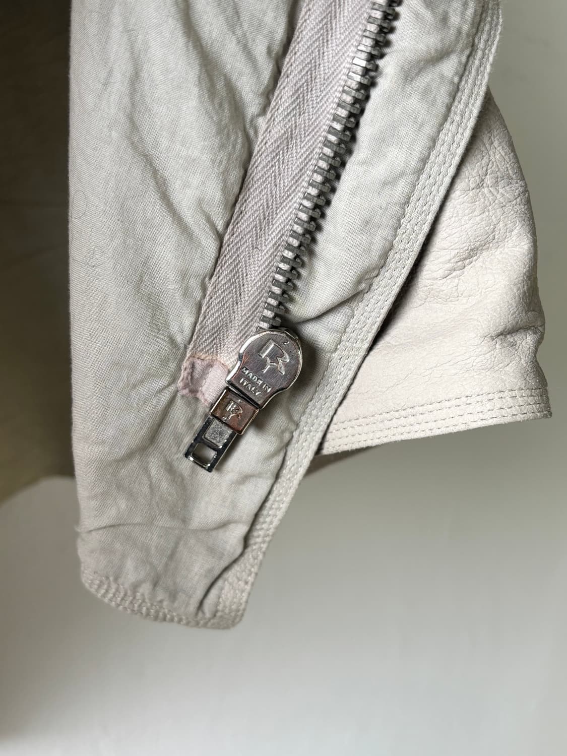 릭오웬스 07fw 램스킨 비대칭 하이넥 베스트 상품이미지8