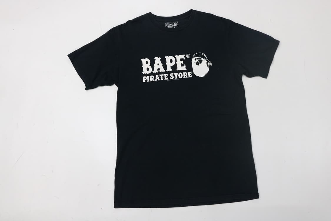 베이프 해적샵 프린팅 반팔티셔츠 상품이미지2