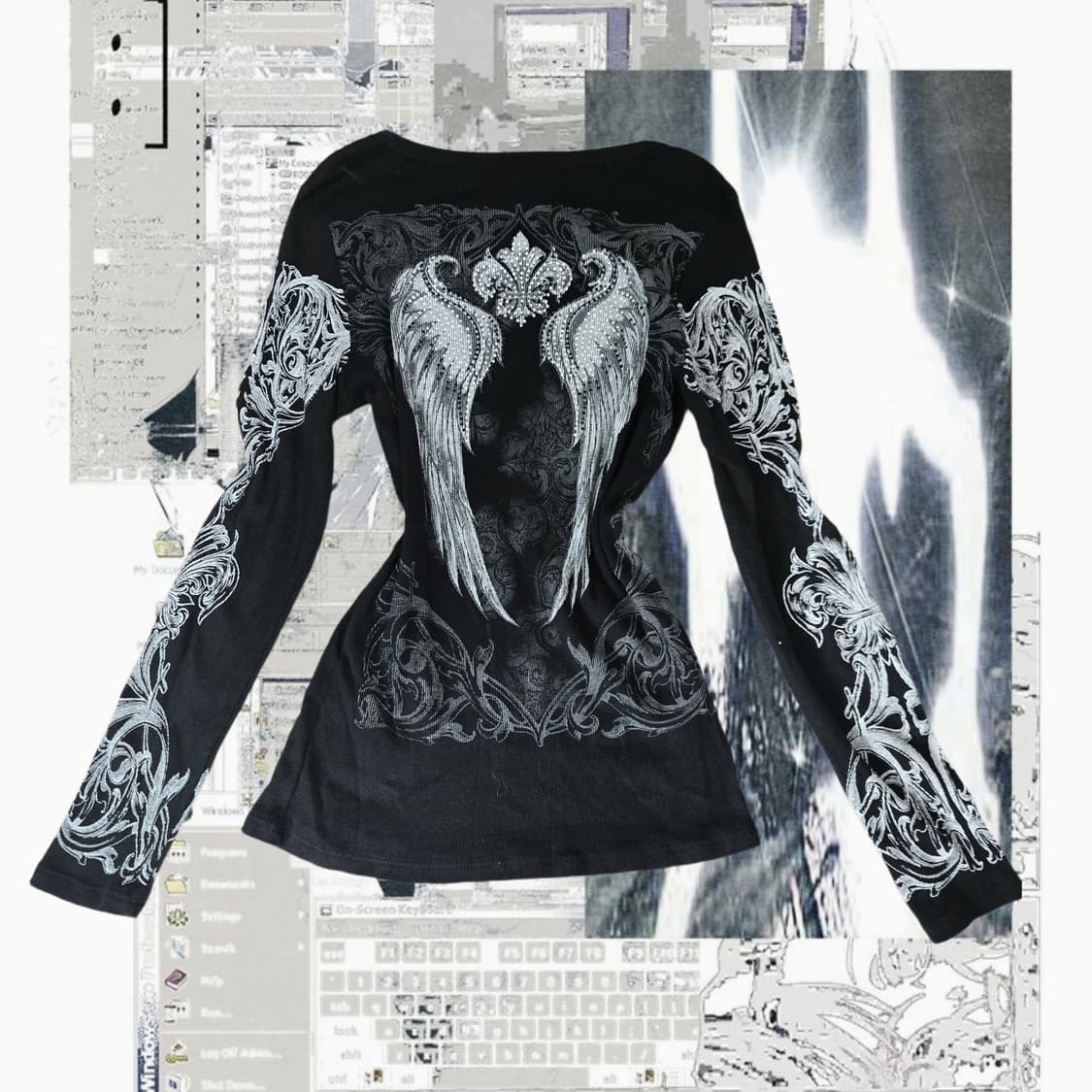 Pinterest vocal funk Knit Long sleeve 상품이미지2