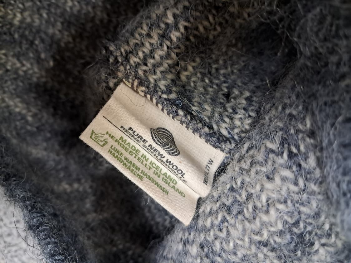 아이슬란드 노르딕 패턴 울집업 니트 스웨터 상품이미지6