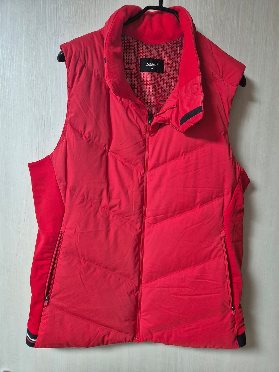 (정품) 타이틀리스트 구스다운 패딩 베스트 105 남성 상품이미지1