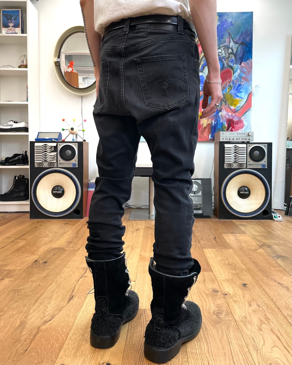 [32] R13 사루엘 스키니 데님 팬츠 상품이미지2