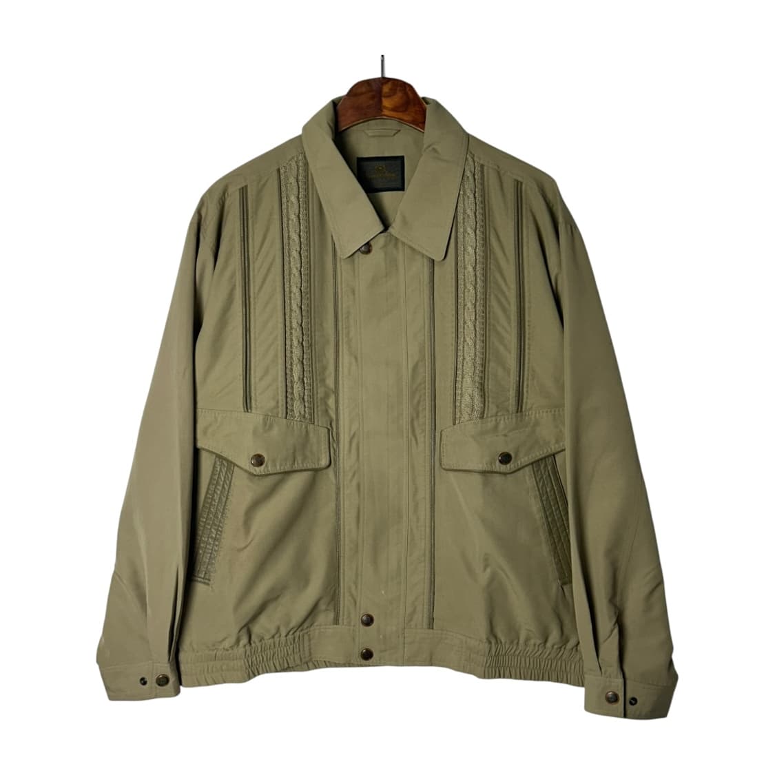 [JPN] 빈티지 니트배색 집업 자켓 상품이미지1