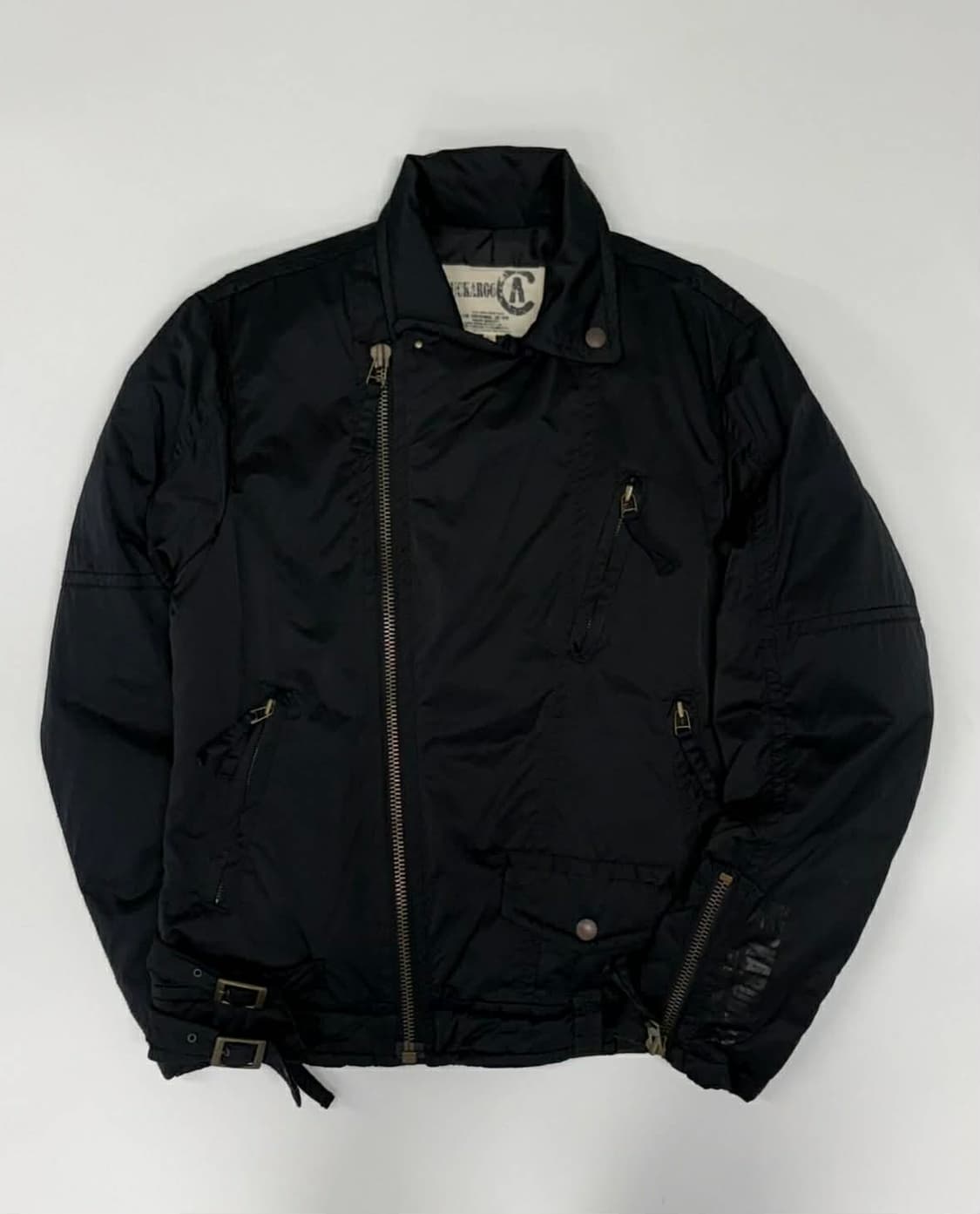 [L] 버커루 y2k 락시크 라이더 자켓 패딩 상품이미지1