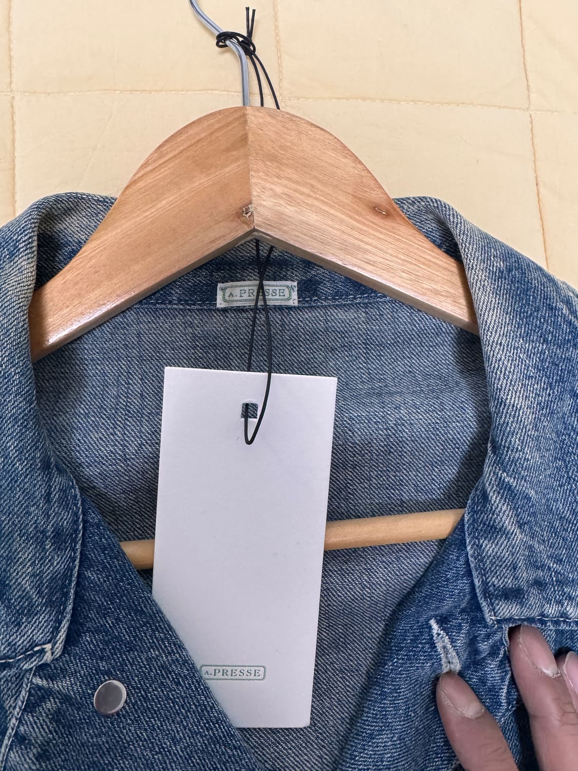 A.presse 24aw 데님 커버올 3size 상품이미지6