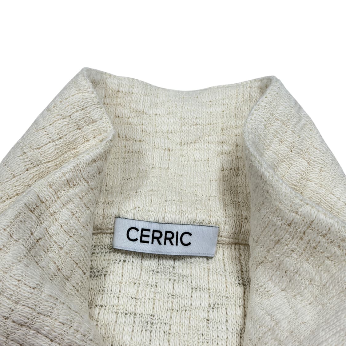 세릭 와플 니트 집업 자켓 상품이미지2