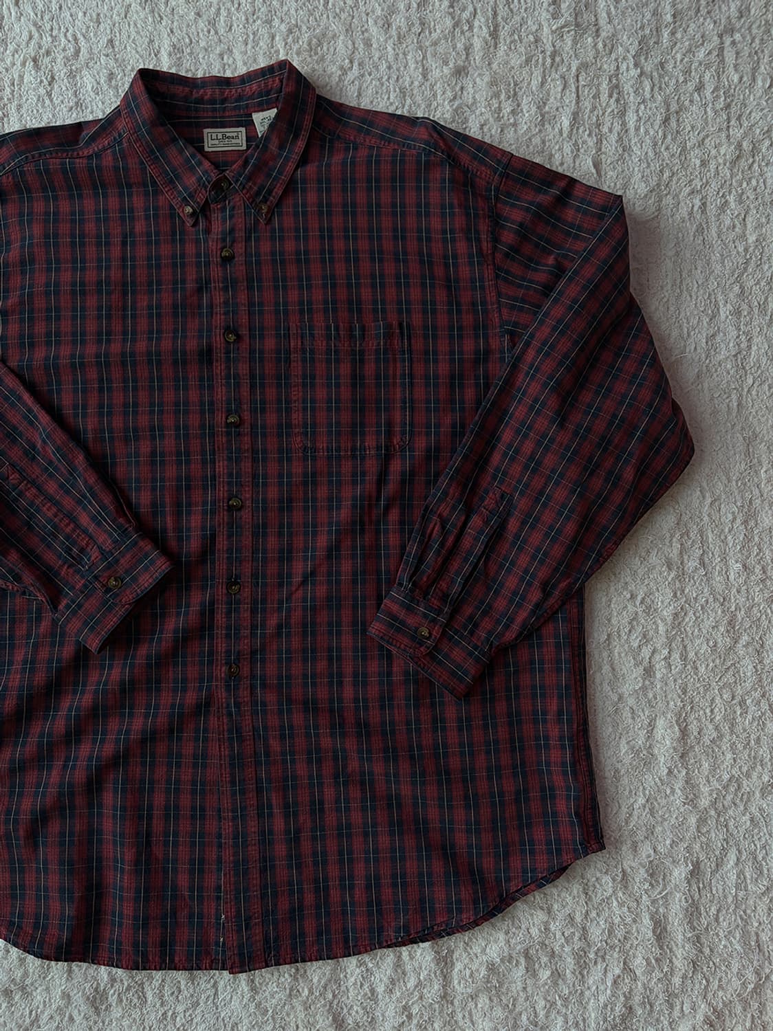 LL BEAN 엘엘빈 체크셔츠 상품이미지2