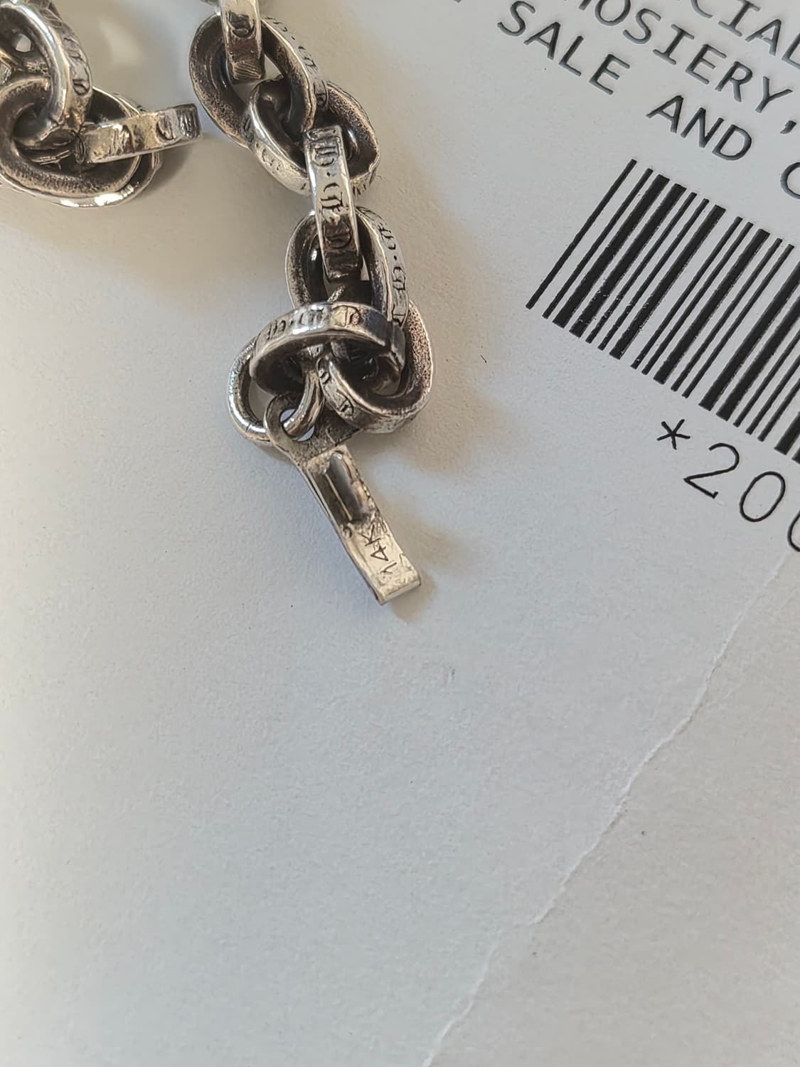 크롬하츠 페이퍼체인 팔찌 상품이미지4