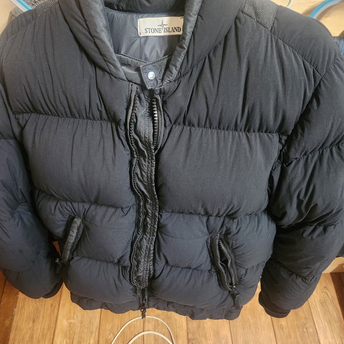 스톤아일랜드 가먼트다잉 나일론 패딩 상품이미지2