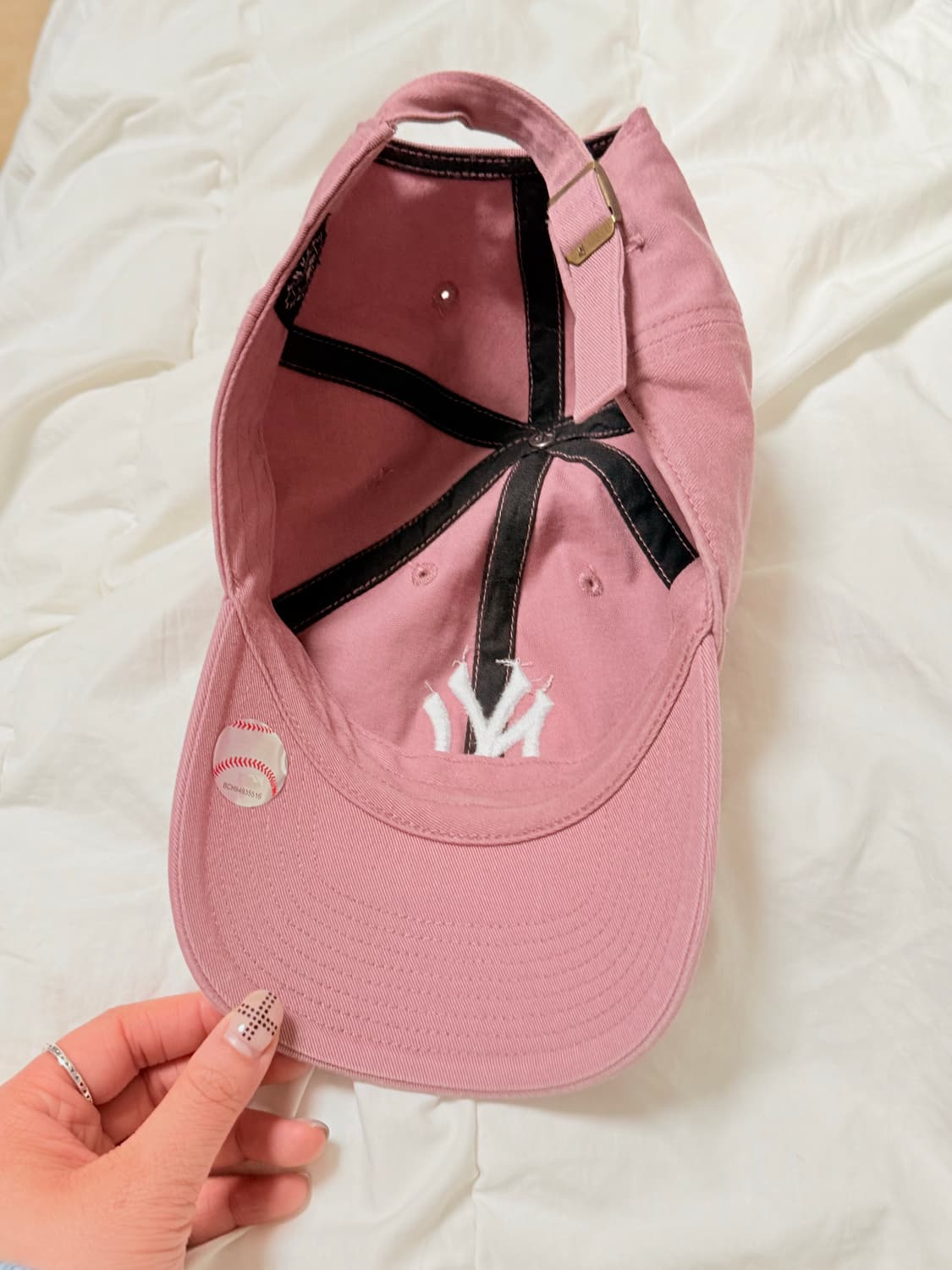 47 brand MLB 엠엘비 뉴욕 양키 캡 모자 핑크 상품이미지2
