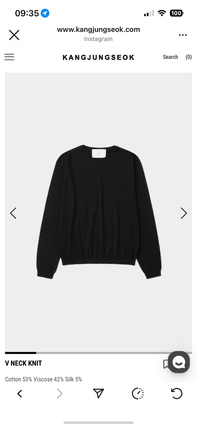 강정석 v넥 니트 48 상품이미지1