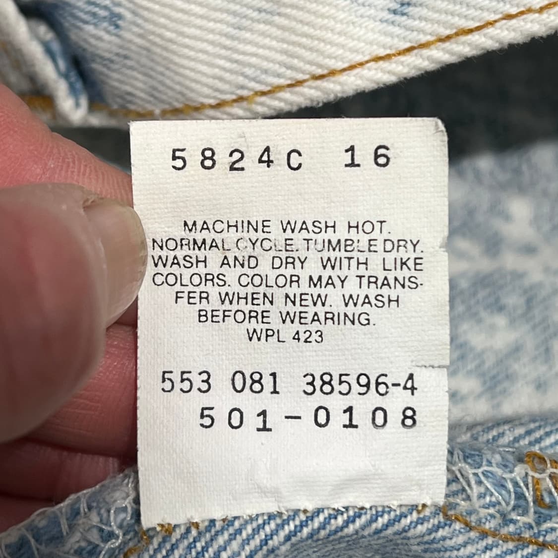 usa 리바이스 501 데님팬츠 s10152 상품이미지10