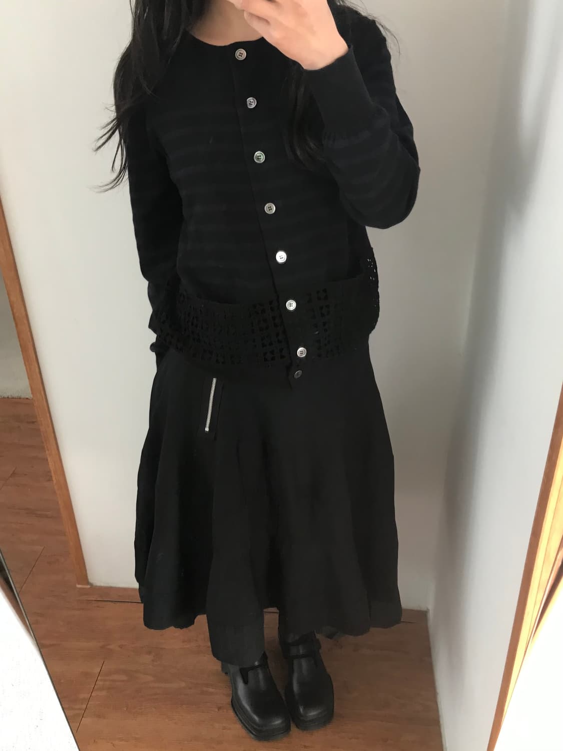 sacai luck stripe cardigan 상품이미지4