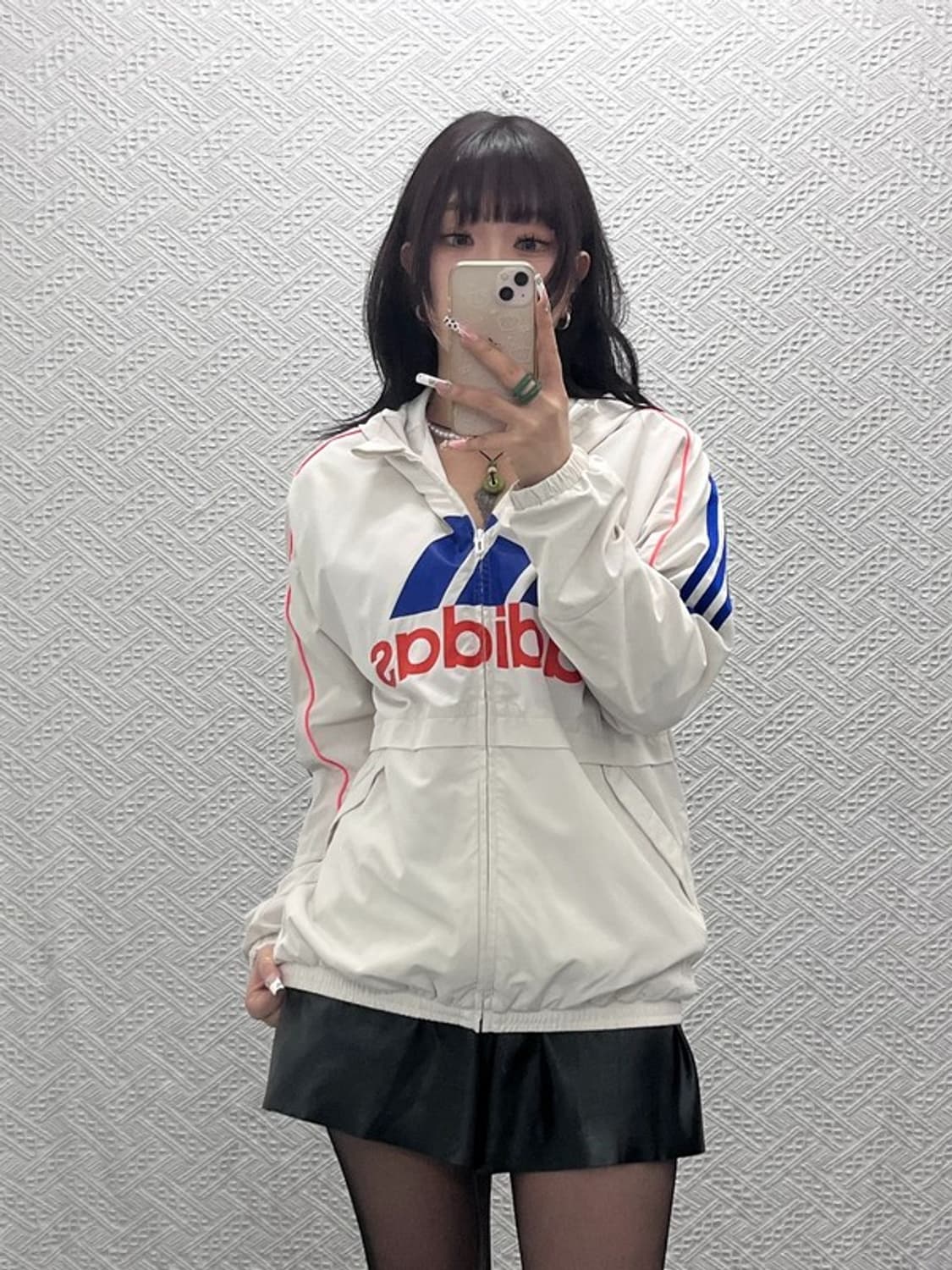아디다스 올드스쿨 레트로 빈티지 00s 바람막이 자켓 100 C11151 상품이미지1