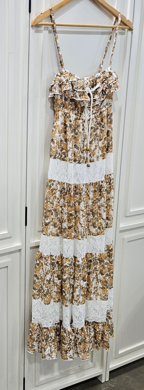 LIZ LISA(리즈리사) 플라워 레이스 롱 원피스 상품이미지6