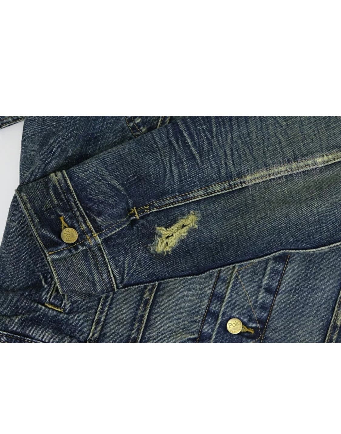 Polo Ralph Lauren : 빈티지 디스트레스 데님 워커 자켓 상품이미지2