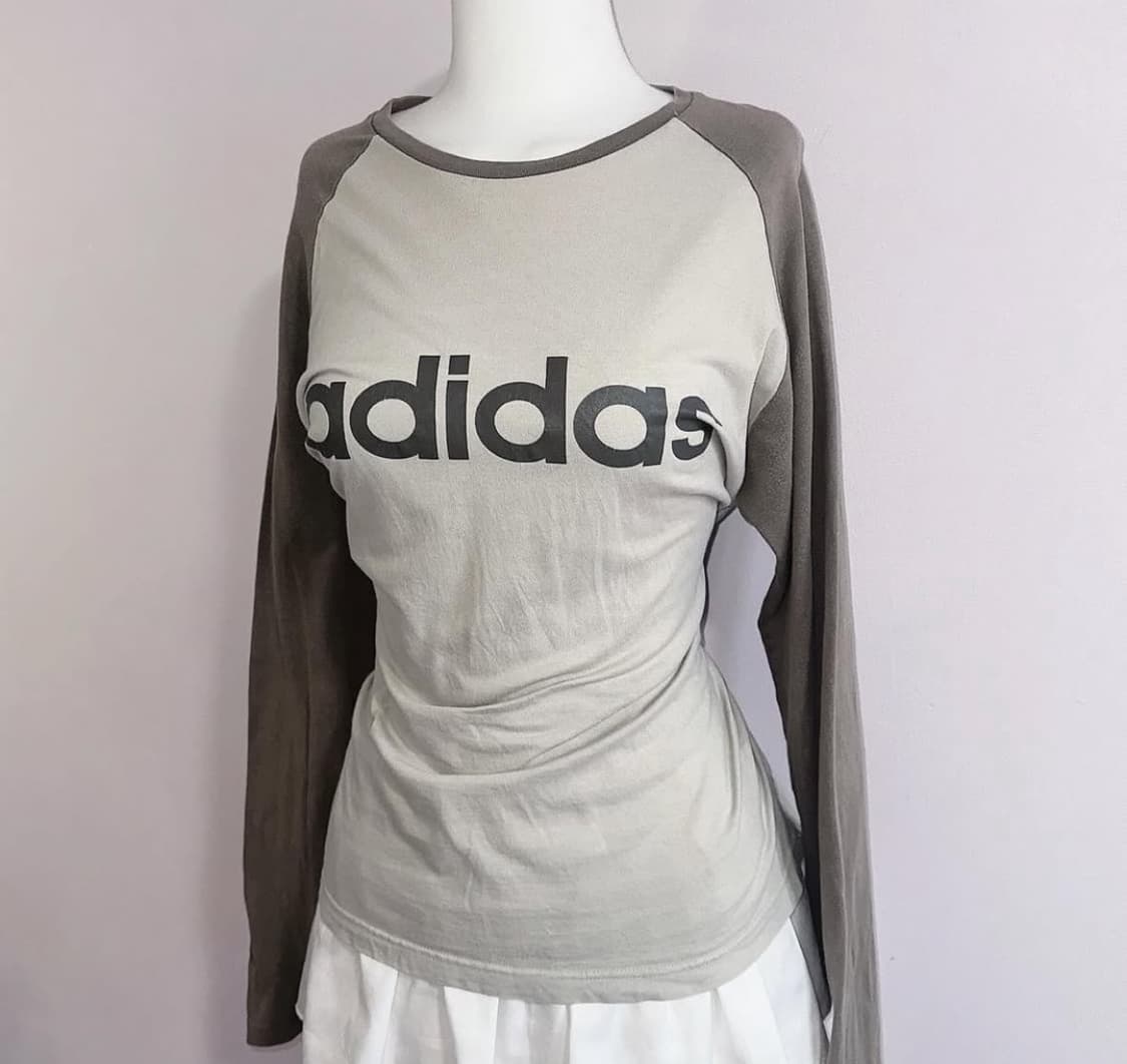 희귀)아디다스 카키 브라운 나그랑 롱슬리브 상품이미지1