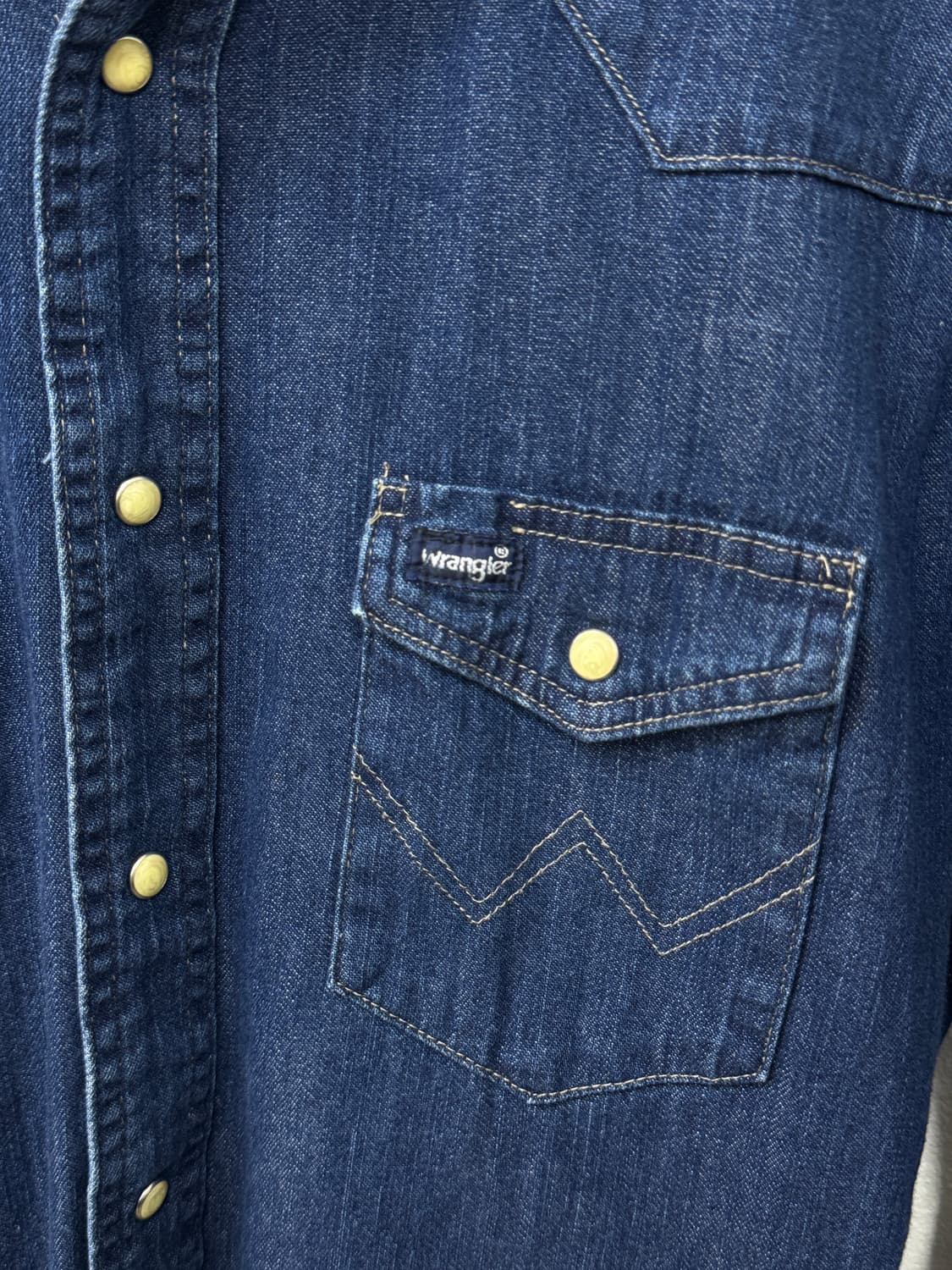 랭글러 웨스턴 데님 셔츠(T47) 상품이미지3