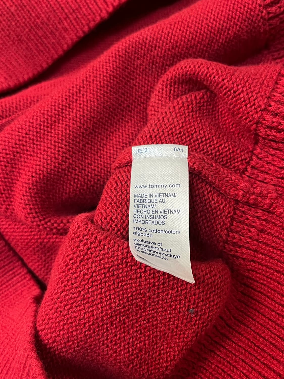 타미힐피거 니트집업 XL 상품이미지5