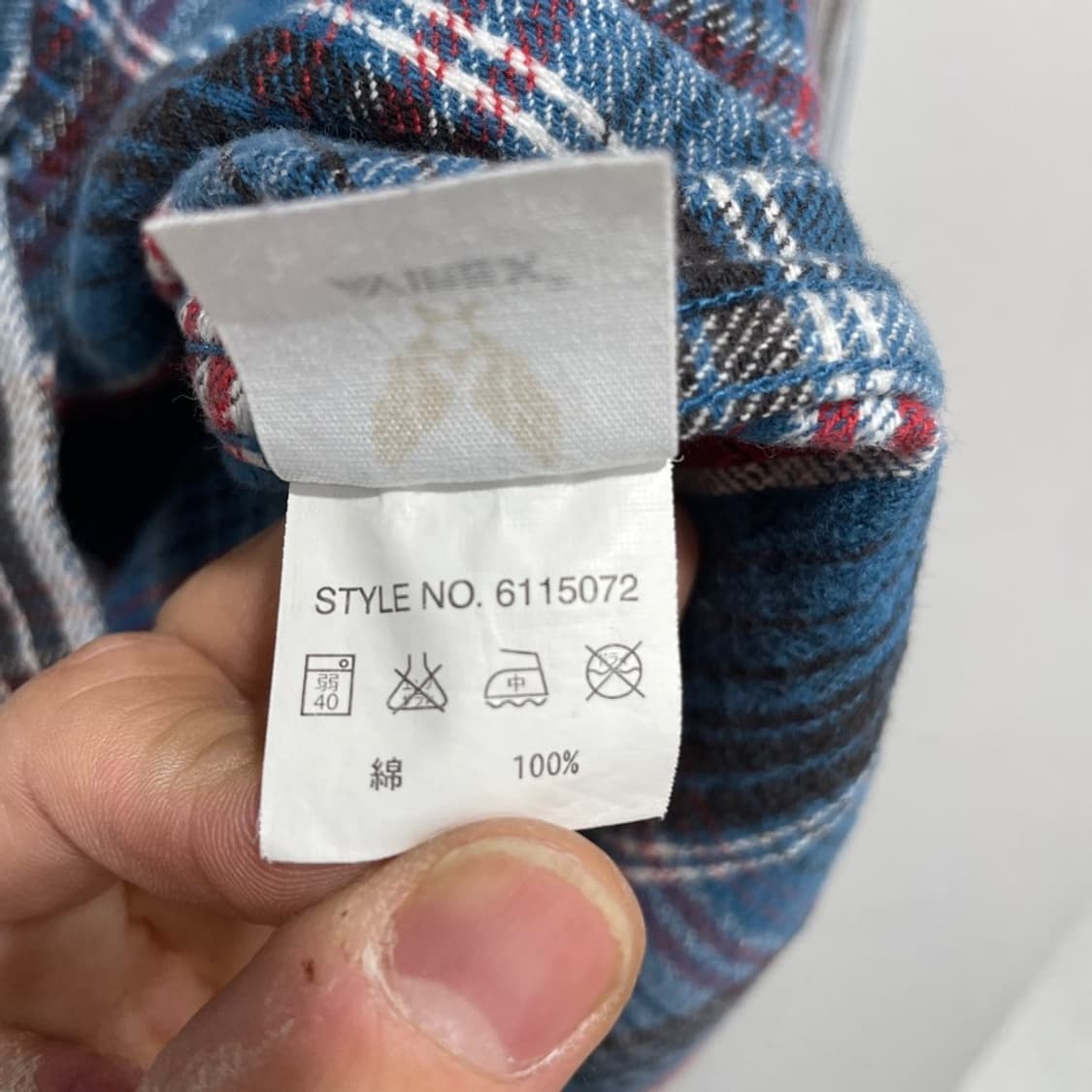 usa 아비렉스 헤비 체크 셔츠 상품이미지7