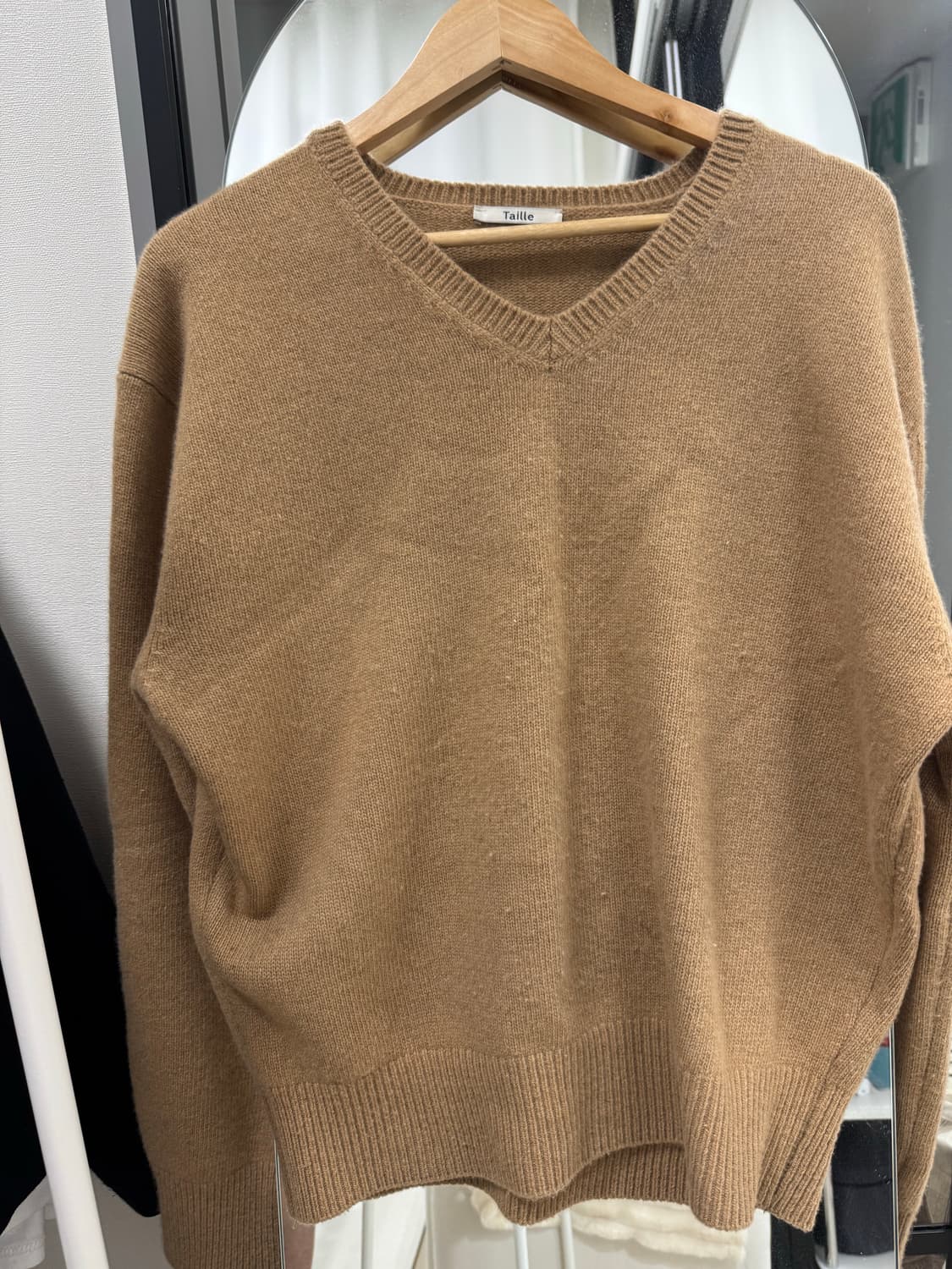PARMA WOOL TL CLASSIC V-NECK SWEATER CAM 상품이미지3