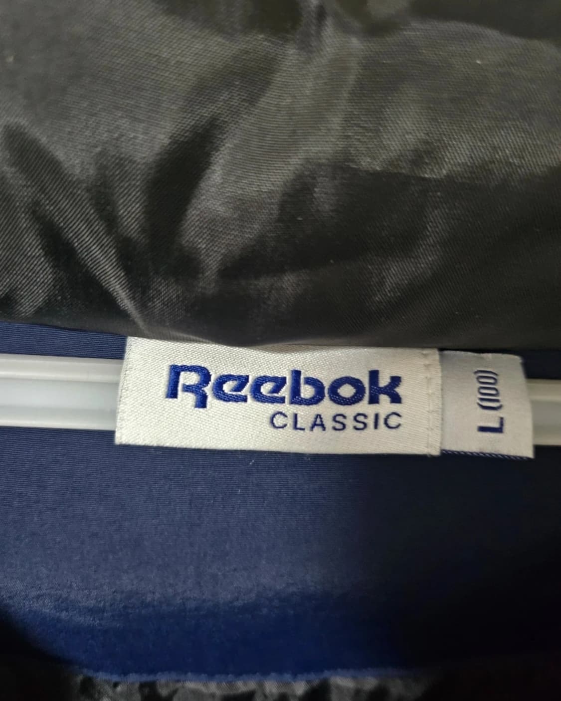 리복 클래식 벡터 롱패딩 네이비 L(100) 상품이미지3