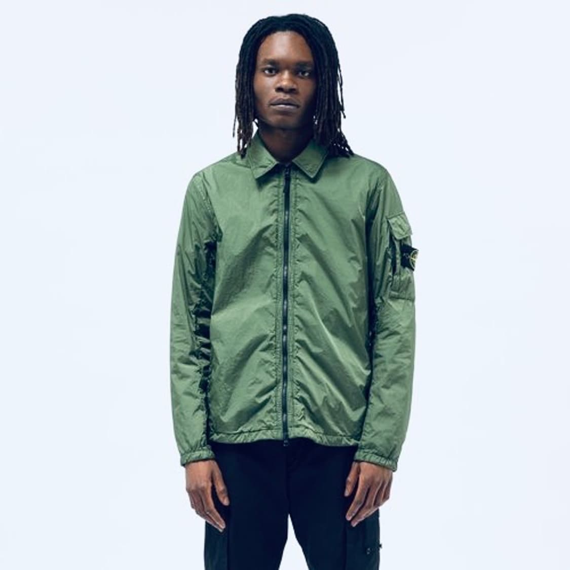 스톤아일랜드 나일론메탈 오버셔츠 / 세이지그린(민트색) / XL 상품이미지1