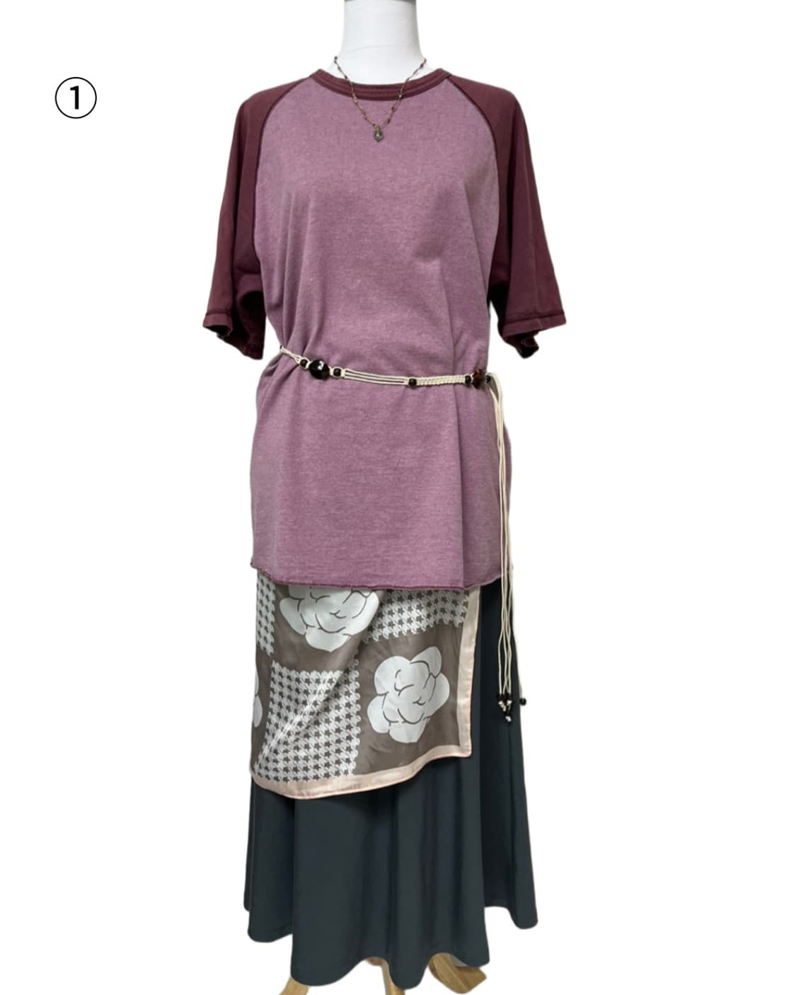 Purple overlock t shirt 상품이미지7