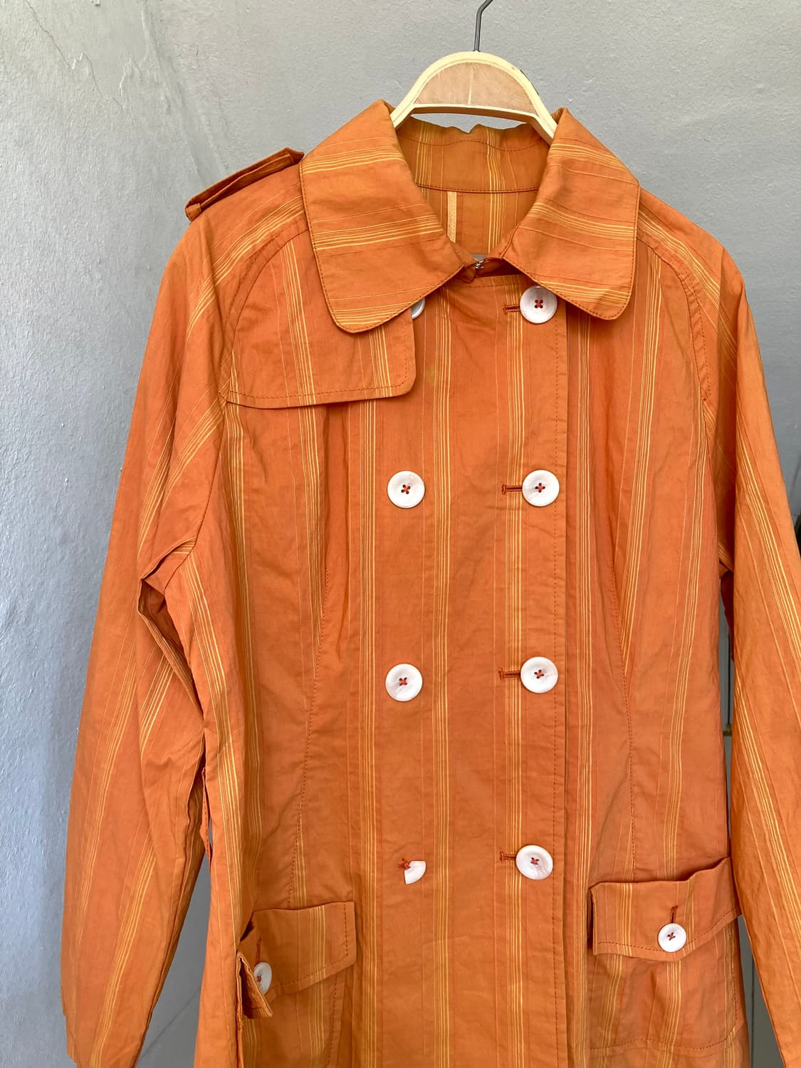 y2k 오렌지 썬라이즈 투버튼 간절기 자켓 상품이미지2