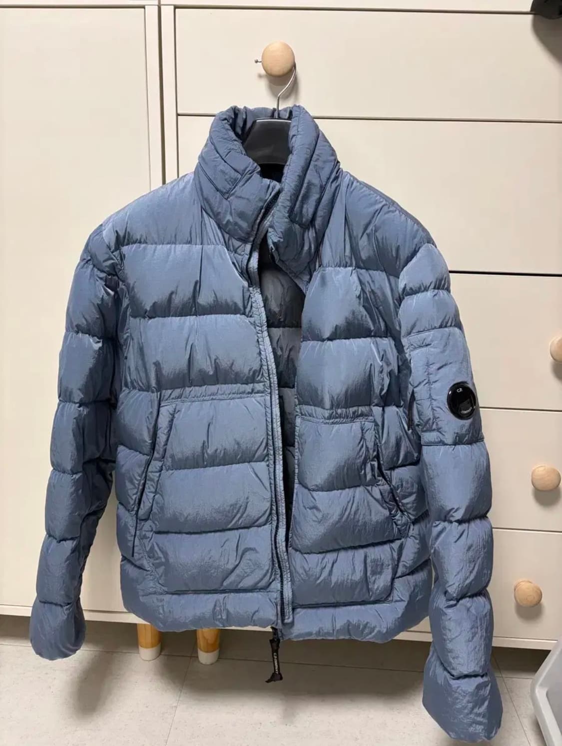 L CP컴퍼니 24FW 크롬R 패딩 토탈 스톤 블루 상품이미지1