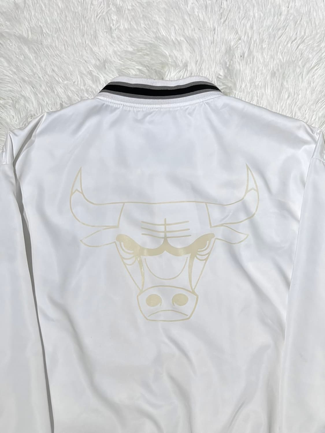NBA 시카고불스 화이트 스타디움 자켓 상품이미지6
