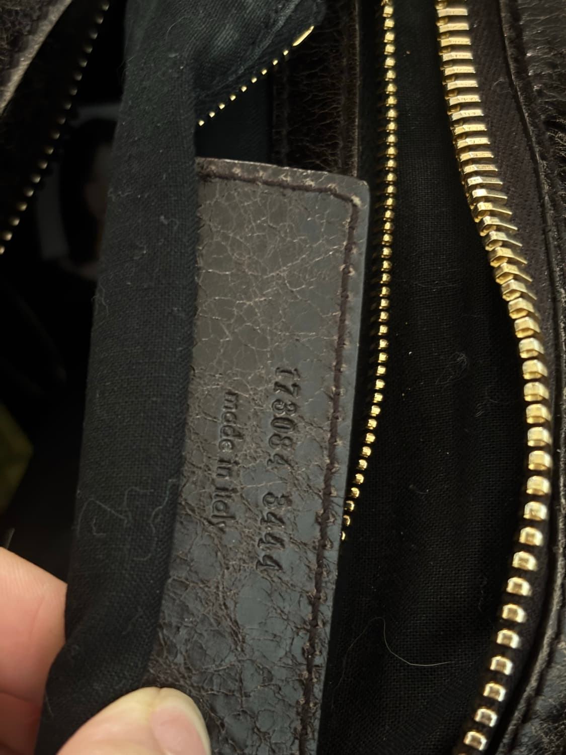 발렌시아가 모터백 브라운 정품 상품이미지6