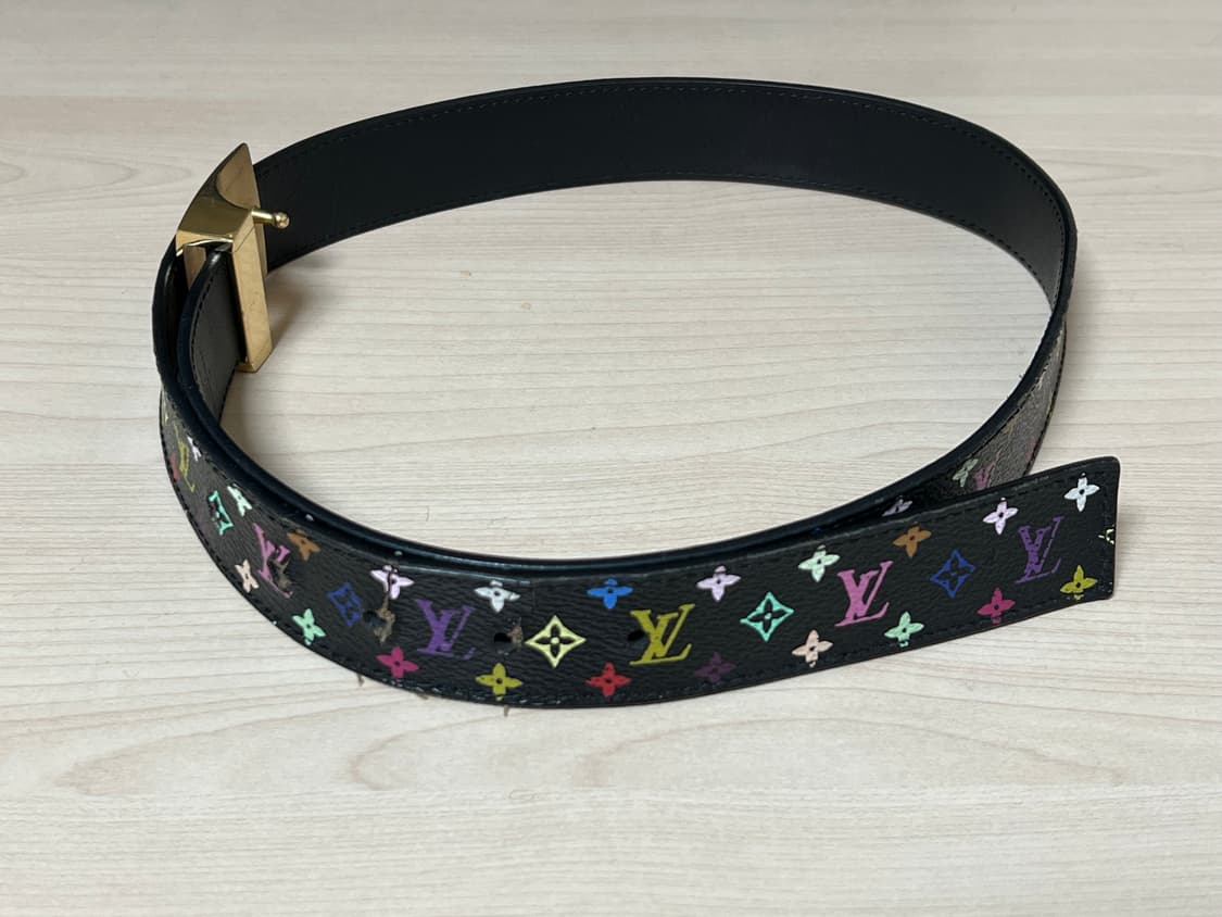 S/S 2003 루이비통X무라카미 타카시 멀티컬러 모노그램 벨트 상품이미지3