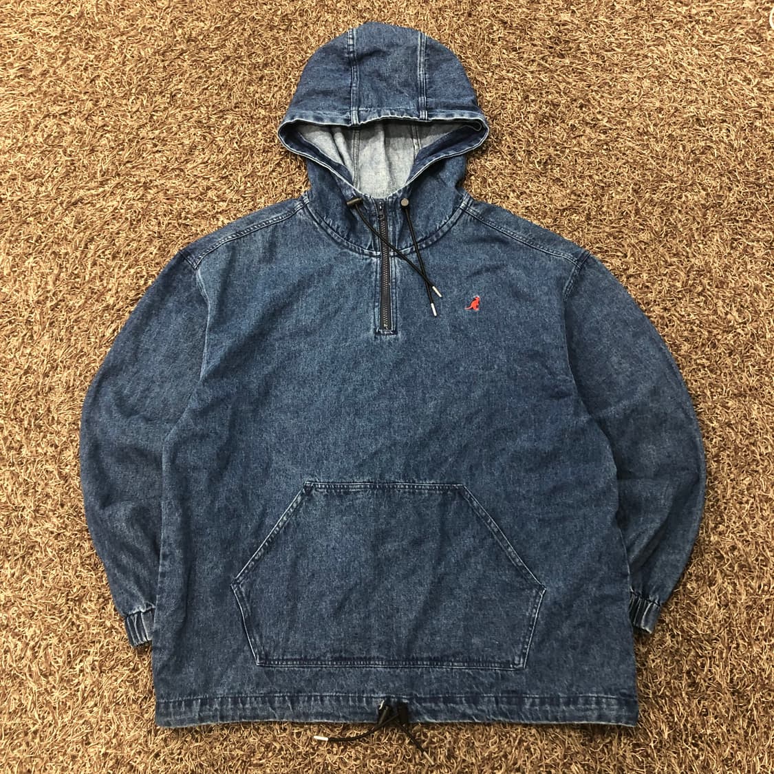 캉골 데님 아노락 후드 자켓 상품이미지1