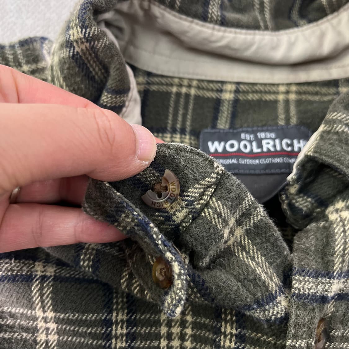 105 울리치 빈티지 체크 울 셔츠 상품이미지4