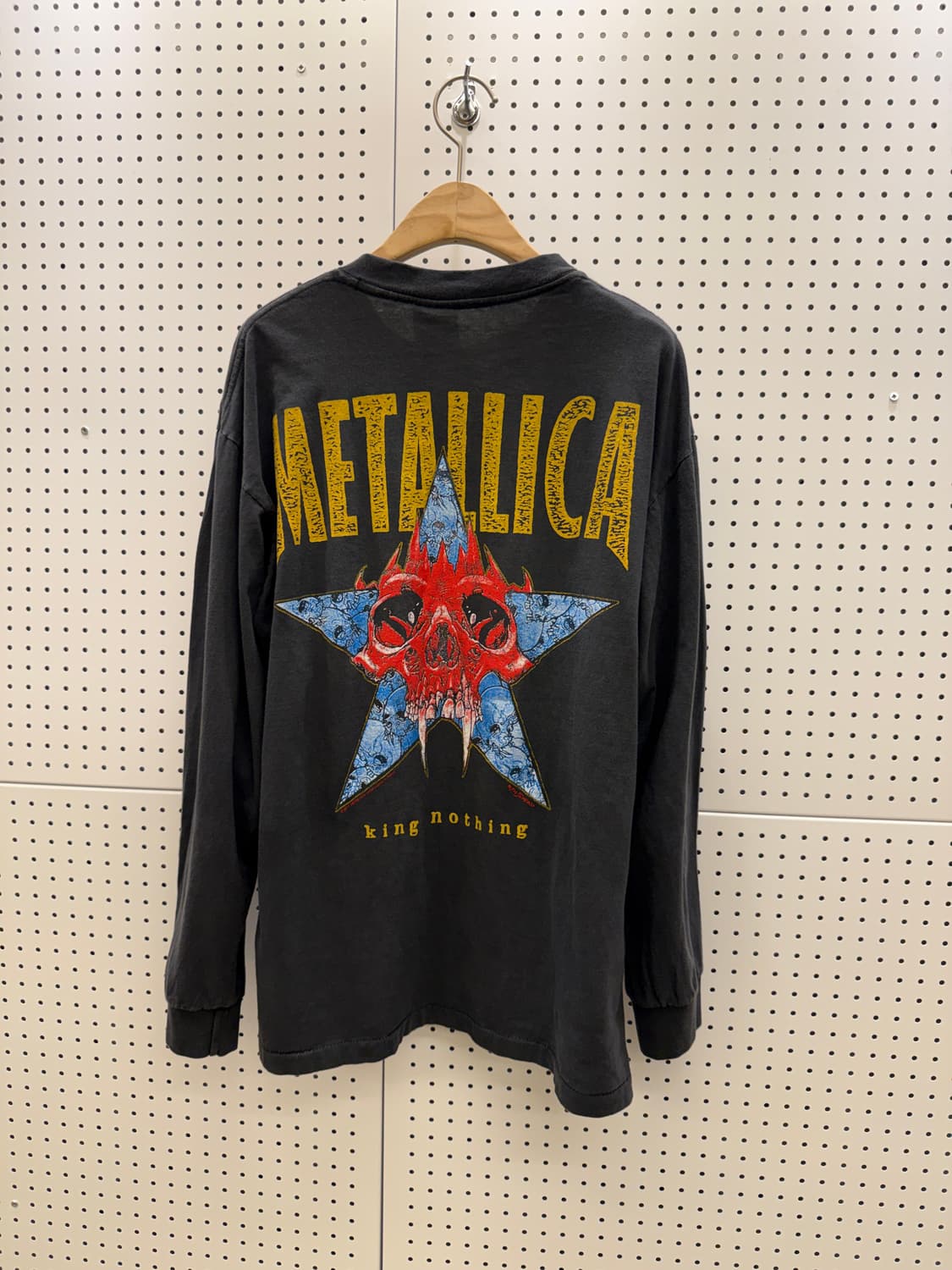 빈티지 메탈리카 King Nothing 아트워크 롱슬리브 U1581 상품이미지3