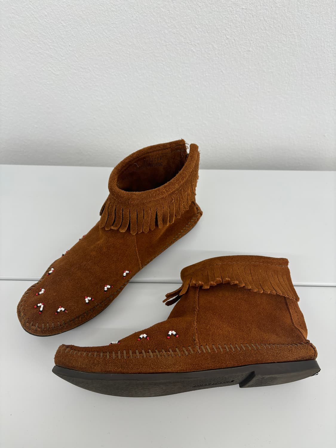 Minnetonka 프린지 부츠 스웨이드 상품이미지3